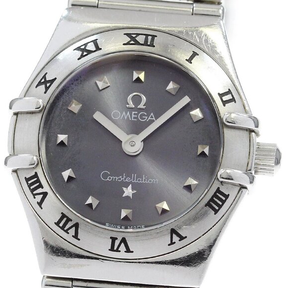 OMEGA Constellation Mini My Choice 1561.51 Gray Dial Quartz Ladies Watch - Picture 1 of 7